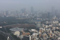 NTTドコモ代々木ビルからの風景（9月1日）