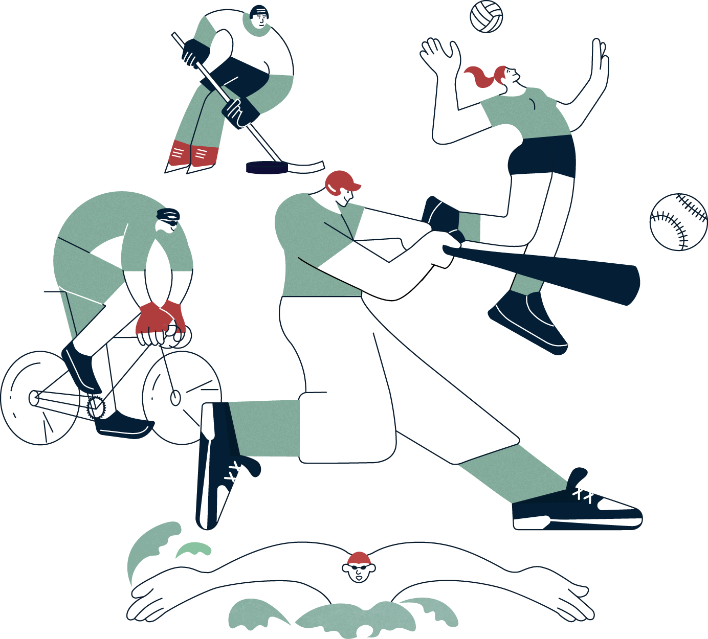 スポーツミュージアムネットワークのメインビジュアル