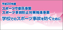 平成28年度スポーツ庁委託事業学校でのスポーツ事故を防ぐために
