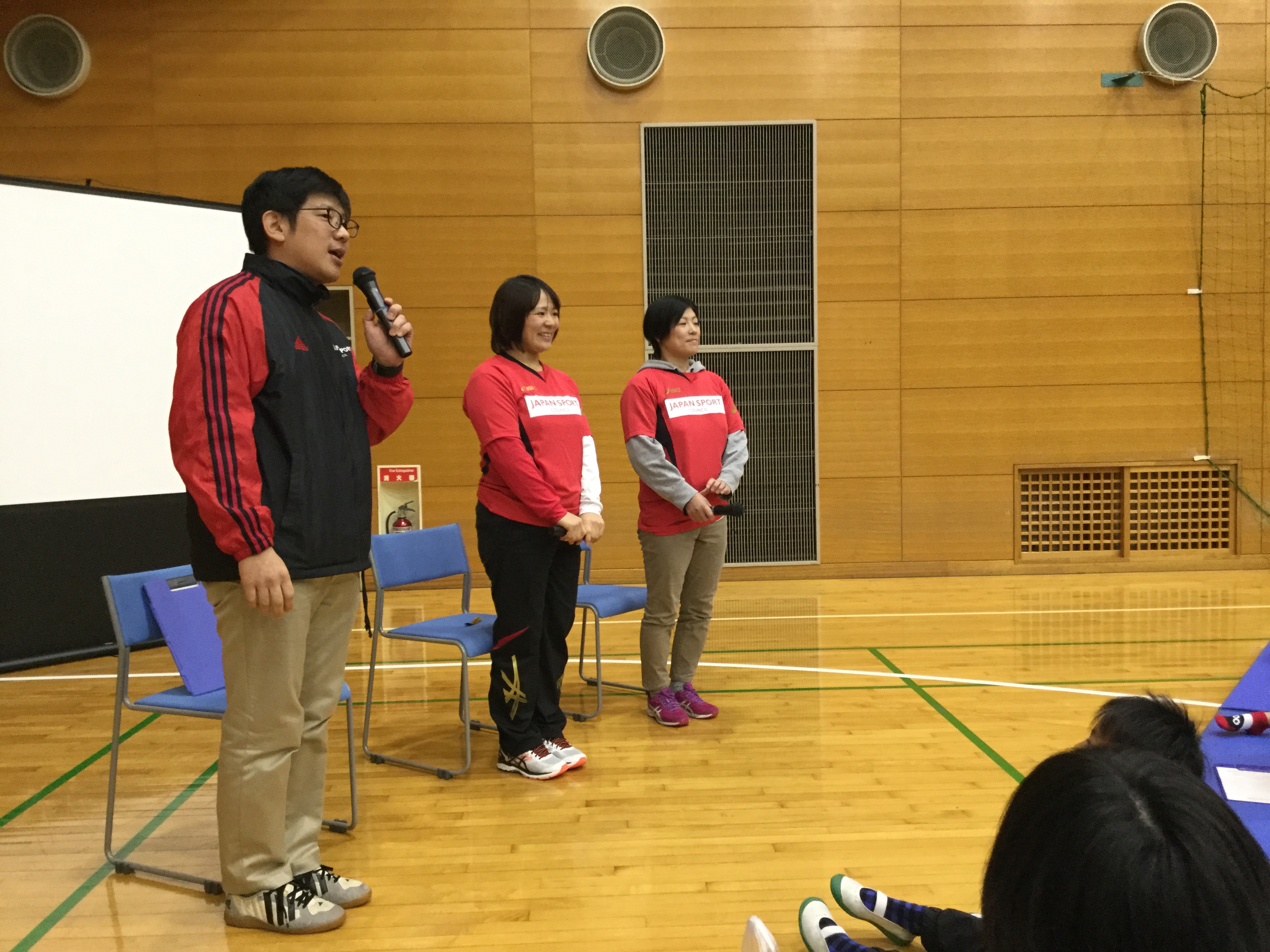 挨拶の様子