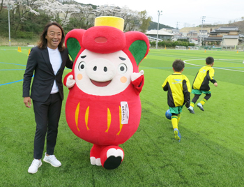 サッカー教室の様子