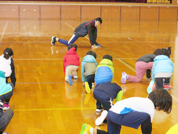 準備運動の写真