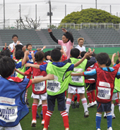 サッカークリニックの様子②