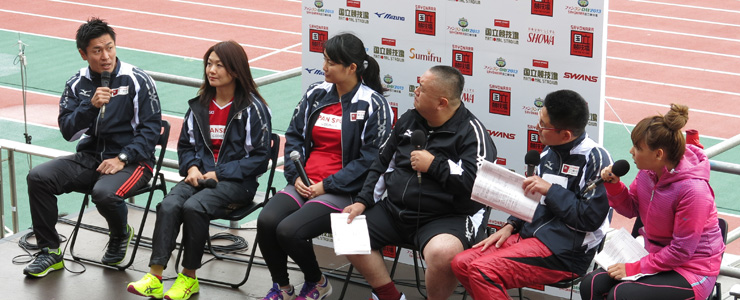 柴田亜衣さん、大畑大介さん、佐藤真海さんのトークショー