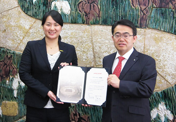 愛知県　大村 秀章知事と柴田さん