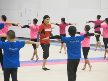 田中琴乃　新体操教室　in　宮城県白石市」の様子