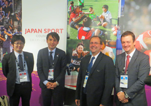 国際パラリンピック委員会、右からパーソンズ副会長、ゴンザレスCEO