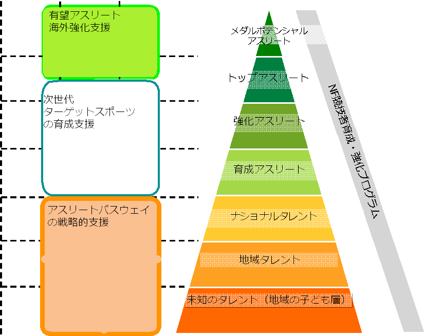 次世代トップアスリート育成・強化全体のイメージ画像
