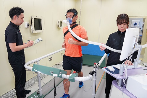 フィットネスサポートの様子