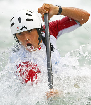 カヌー　羽根田卓也選手