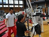 トレーニング指導の様子