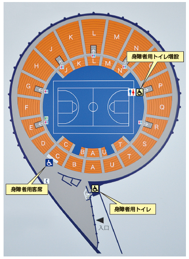 第二体育館全体図