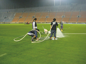 試合後のライン消し