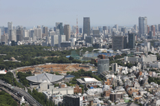 NTTドコモ代々木ビルからの風景（6月1日）