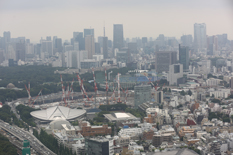 NTTドコモ代々木ビルからの風景（8月1日）