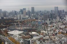 NTTドコモ代々木ビルからの風景（12月1日）