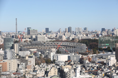 セコムビルからの風景（1月1日）