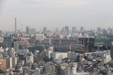 セコムビルからの風景（2月1日）