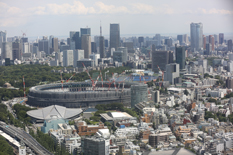 NTTドコモ代々木ビルからの風景（6月1日）