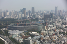 NTTドコモ代々木ビルからの風景（8月1日）