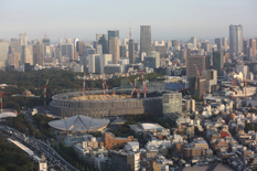 NTTドコモ代々木ビルからの風景（10月2日）