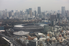 NTTドコモ代々木ビルからの風景（3月1日）