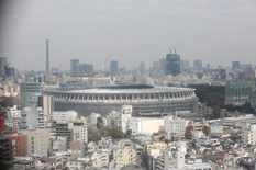 セコムビルからの風景（3月1日）