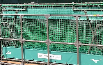弘前市運動公園野球場（はるか夢球場）ソフトボールフェンス