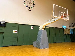 小樽市総合体育館バスケットゴール台