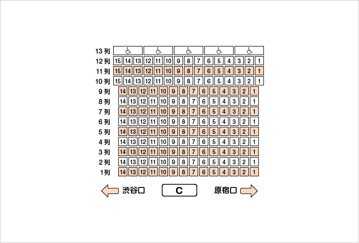 北1階Cブロック