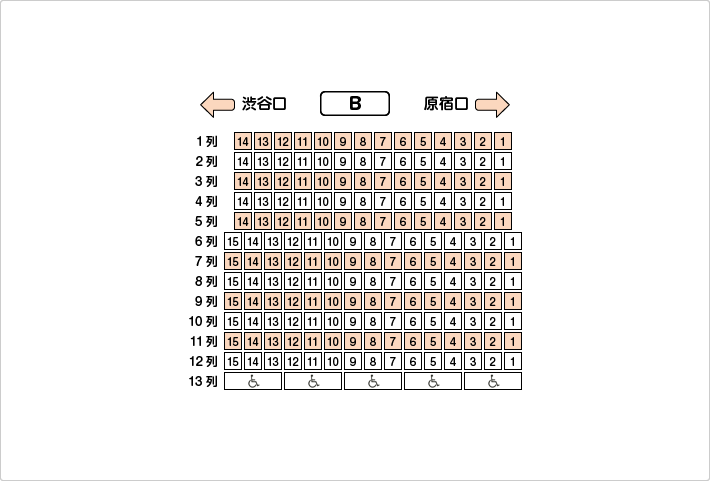 南1階Bブロック